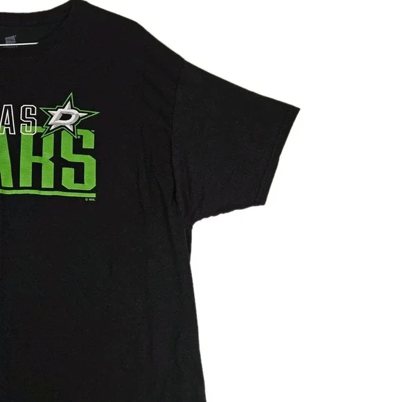 Hanes Comfortsoft Heavy Weight Dallas Stars Black NHL short sleeve shirt XL - Picture 5 of 12